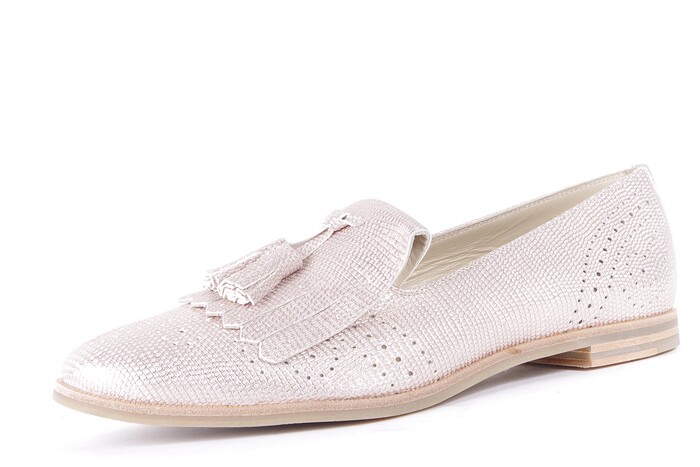 6185 JHAY NUDE METALIC Loafers Caland Schoen